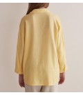 Jimmy Key Arkası Uzun Kadın Sarı Gömlek 21Y04HOPYVS