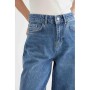 Defacto Geniş Paça Yüksek Bel Jean Pantolon W4344AZ21WN