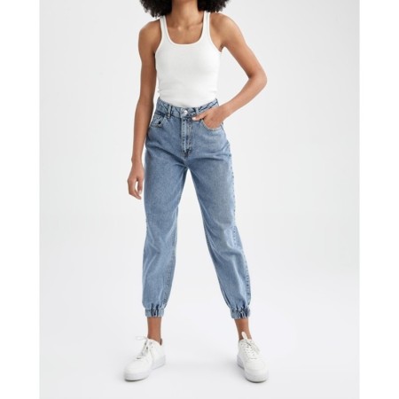 Defacto Jogger Yüksek Bel Jean Pantolon X1175AZ22SP