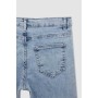 Defacto Erkek Çocuk Slim Fit Yırtık Detaylı Jean Pantolon W1862A622SP