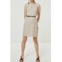 Yargıcı Kadın Vizon Kolsuz Elbise 0YKEL7131X
