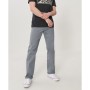 Wrangler Erkek Açık Mavi Texas Straight Fit Normal Bel 5 Cep Esnek Pantolon W121W3B25