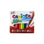 Carioca Jumbo Süper Yıkanabilir Keçeli Boya Kalemi 12'li