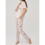 Dagi Kadın Pudra Gezegen Pijama Takımı B0221Y0006