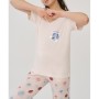 Dagi Kadın Pudra Gezegen Pijama Takımı B0221Y0006