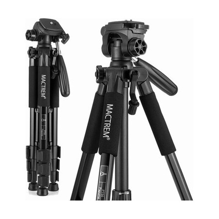 Mactrem Pt55 Profesyonel Alüminyum Tripod 5 Kg Kapasiteli