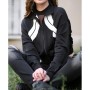 Chiccy Beyaz Şeritli Fermuar Detaylı Crop Sweat C10010700SW99666