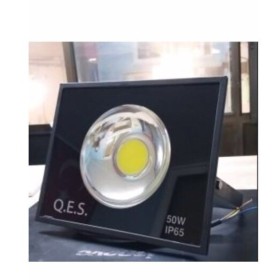 QES 220v 50watt Led Projektör Metal Reflektör Ve Metal Kasa Siyah Beyaz Işık