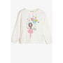 Koton Kız Çocuk Ekru Sweatshirt  0KKG17876AK