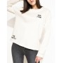 Defacto Kadın Ekru Baskılı Sweatshirt I4211AZ