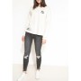 Defacto Kadın Ekru Baskılı Sweatshirt I4211AZ