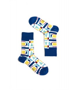 Ozzy Socks Kare Desenli Kadın Çorap