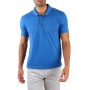 Dufy Saks Polo Yaka Düz Erkek T-SHIRT - REGULAR FIT DU2172041001
