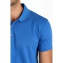 Dufy Saks Polo Yaka Düz Erkek T-SHIRT - REGULAR FIT DU2172041001