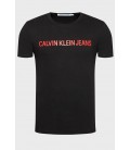 Calvin Klein Logolu Slim Fit Bisiklet Yaka % 100 Pamuk T Shirt Erkek T Shirt 0go J30J307856