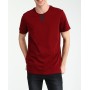 Collezione Bordo Bisiklet Yaka Yaka Baskı Detaylı Kısa Kollu Erkek Tshirt EGB1400006A15