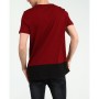 Collezione Bordo Bisiklet Yaka Yaka Baskı Detaylı Kısa Kollu Erkek Tshirt EGB1400006A15