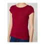 Koton Kadın Bordo T-Shirt 8YAL11395OK