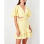 TRENDYOLMİLLA Sarı Bel Dekolteli Elbise TPRSS19UT0135