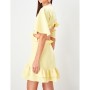 TRENDYOLMİLLA Sarı Bel Dekolteli Elbise TPRSS19UT0135