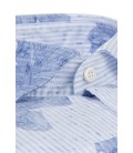 D'S Damat Mavi Renk Erkek Gömlek (Slim Fit) 4HC02PH06313D