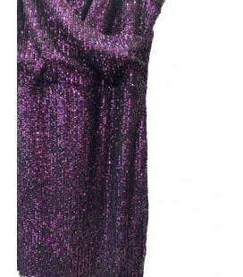 Ela Emir Kadın Pul Detaylı Elbise