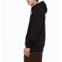 Mexico Erkek Siyah Regular Fit Kapüşonlu Pamuklu Sweatshirt