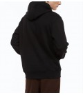Mexico Erkek Siyah Regular Fit Kapüşonlu Pamuklu Sweatshirt