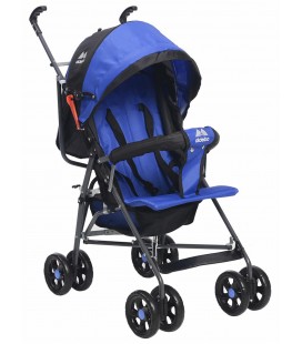 Aldeba 3018 Yarım Yatarlı Baston Bebek Arabası Mavi
