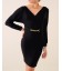 Kiki Life Kadın Sırt Zincir Bel Zincir Siyah Elbise 0295