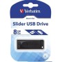 Verbatim 8GB Slider Siyah Usb Bellek 98695