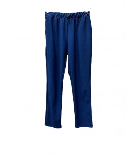 Shenaz Lacivert Kadın Bluz Pantolon Takımı Geniş Kesim