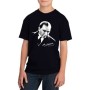 Merve Çocuk Atatürk Tişört Siyah Atatürk Baskılı T-Shirt