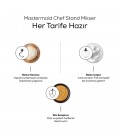 Karaca Mastermaid Chef Stand Mikser Iconic Beige 1500W 5 Lt