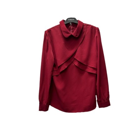 Moda Feyza Kadın Bordo Bluz