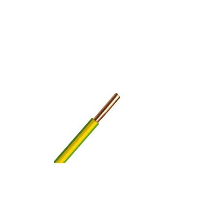 Tek Kablo H07V-U 2.5 mm Nya Kablo Sarı-Yeşil 100 Metre 450/750 Volt