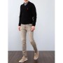 U.S. Polo Assn. Erkek Siyah V-Yaka Triko Kazak Basic