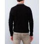 U.S. Polo Assn. Erkek Siyah V-Yaka Triko Kazak Basic