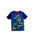 Disney Erkek Çocuk Mavi Tişört 4w164008