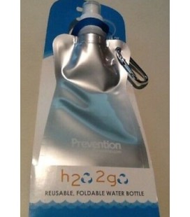 H2O2GO Tekrar Kullanılabilir Katlanabilir Su Şişesi