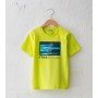 LC Waikiki Bisiklet Yaka Hologram Baskılı Kısa Kollu Erkek Çocuk T-Shirt- S1AC40Z4