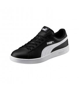 Puma Smash Buck V2  Siyah Beyaz Unisex Deri Sneaker 36521504