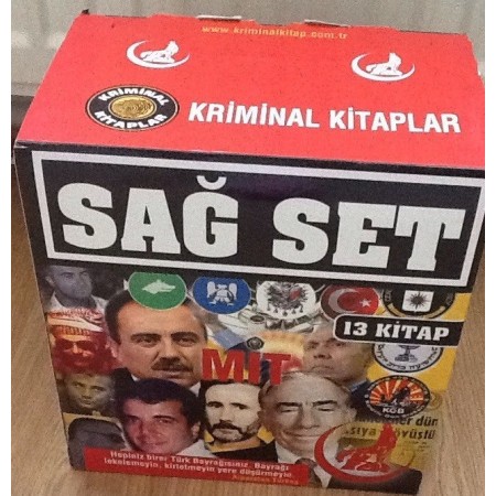 Sağ Set 13 Kitap Kriminal Kitaplar