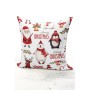 Decorev 30x30 Yılbaşı Temalı Noel Baba Sevimli Hayvanlar Dolu Kırlent