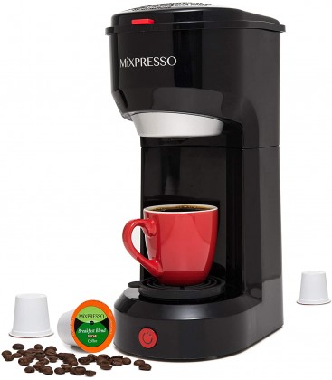 Mixpresso 2'si 1 Arada Kahve Makinesi Tek Servislik Kahve Makinesi K Fincan Uyumlu ve Öğütülmüş Kahve 14 oz