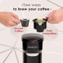 Mixpresso 2'si 1 Arada Kahve Makinesi Tek Servislik Kahve Makinesi K Fincan Uyumlu ve Öğütülmüş Kahve 14 oz