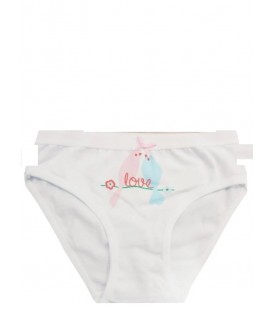 ÖZKAN underwear Kız Çocuk Beyaz 2'li Paket Külot
