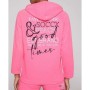 Soccx Kadın Pembe Kapüşonlu Sweatshirt SO2303-3737-21