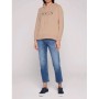 Soccx Kadın Camel Kapüşonlu Sweatshirt SP2300-3554-42