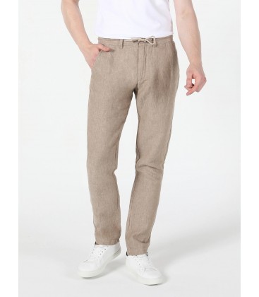 Colin's Erkek Camel Keten Pantolon CL1059281